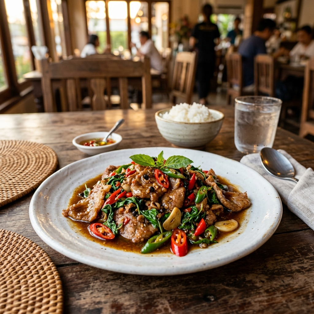 Stir-Fried Pork with Karen Chili